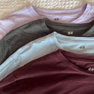 4 H&M T Shirts